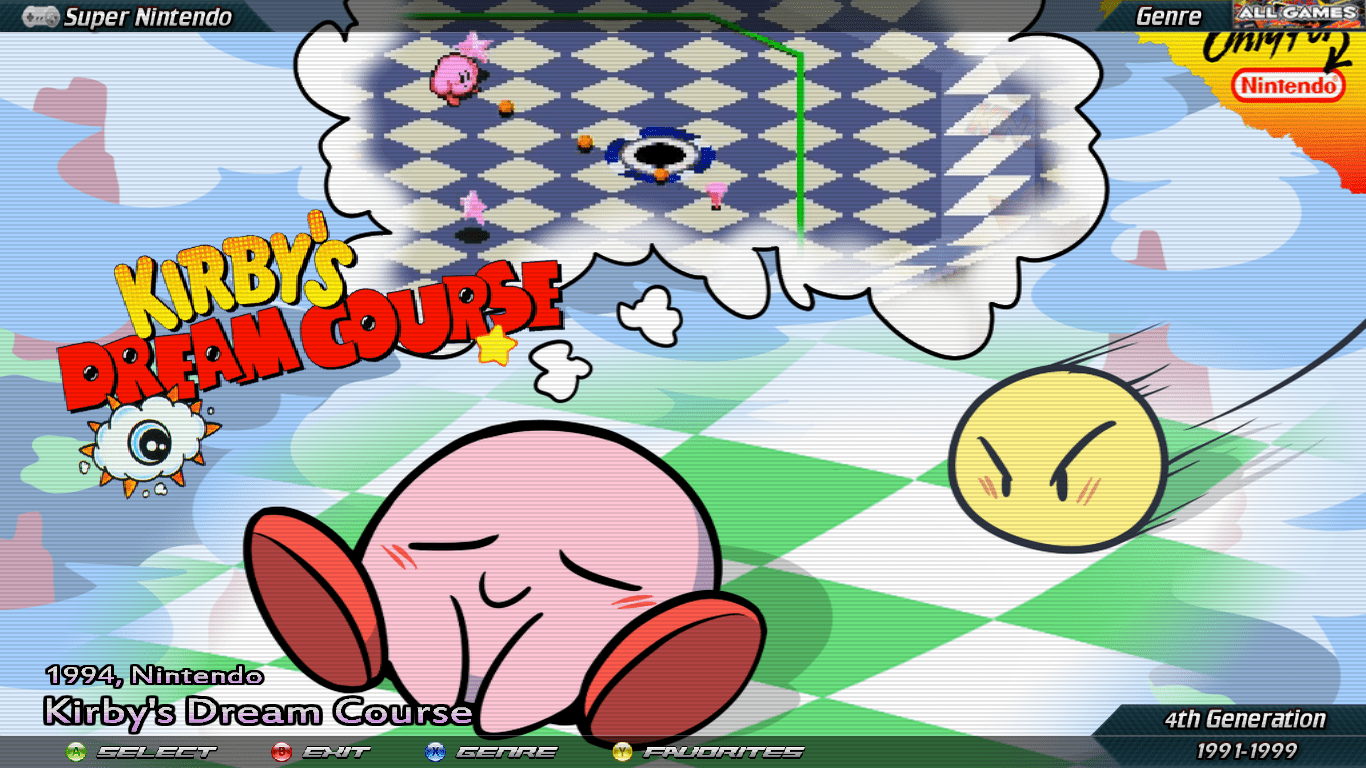 More information about "Kirby's Dream Course (USA) - (SNES) (16:9ST)"