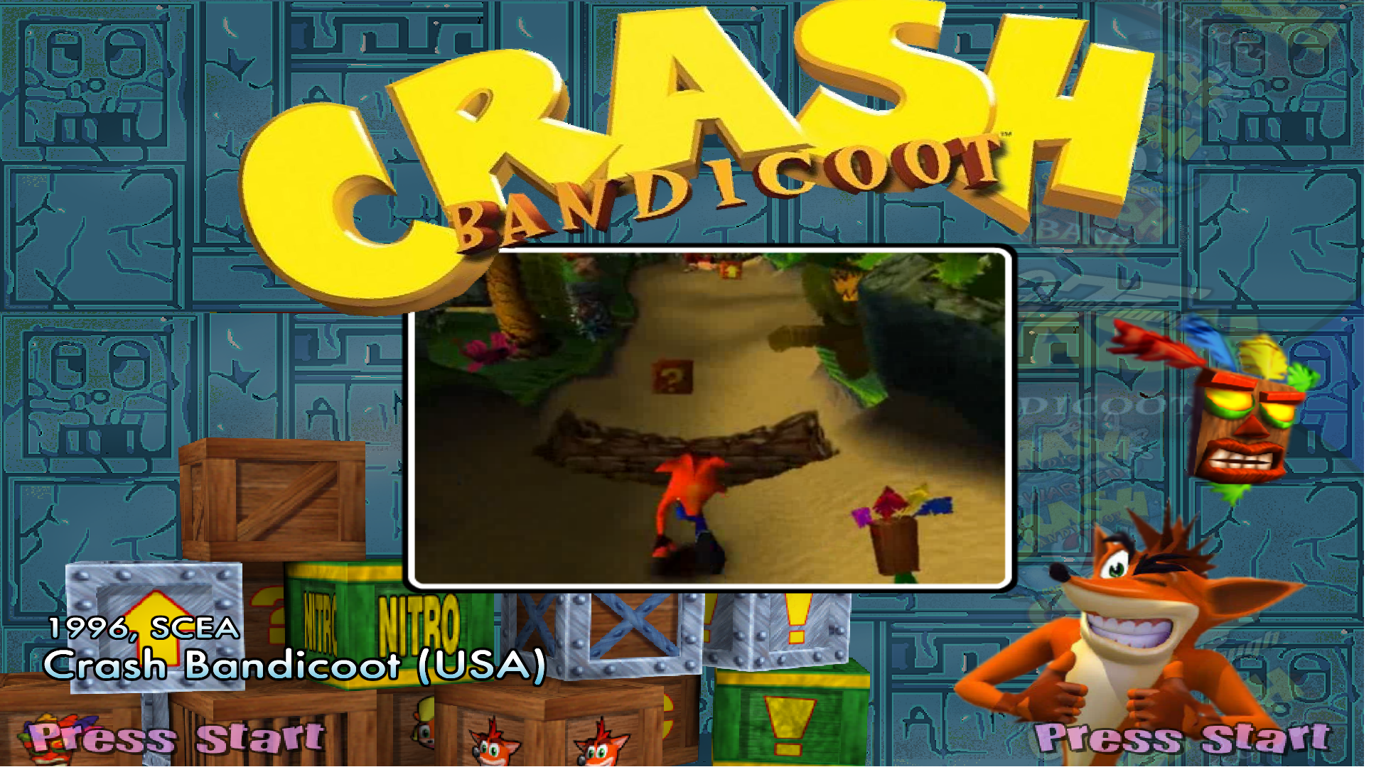More information about "Crash Bandicoot (USA) (Playstation 1)(16:9)"
