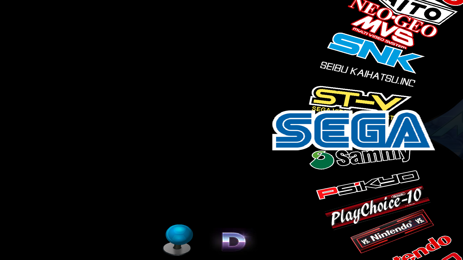 MAME 0.181 full wheels (minus casino), genre art, databases