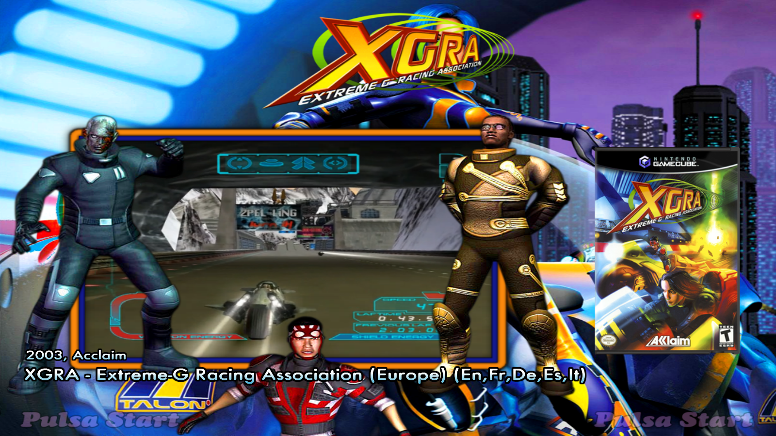 More information about "XGRA - Extreme-G Racing Association (GameCube) ( 16:9 )"