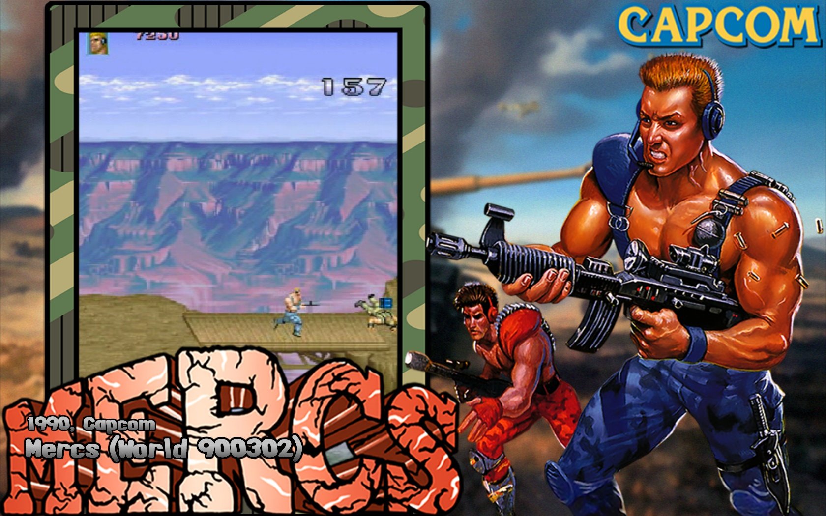 More information about "Mercs (World 900302) ( mercs ) ( MAME ) 16:9"