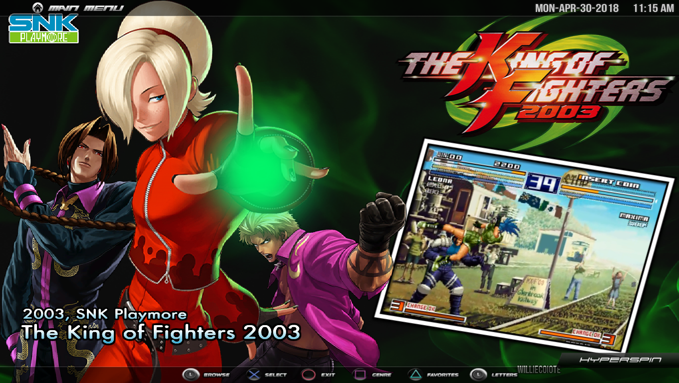 More information about "(16:9)The King of Fighters 2003 - (kof2003.zip) - (MAME/NeoGeo) WillieCoiote"