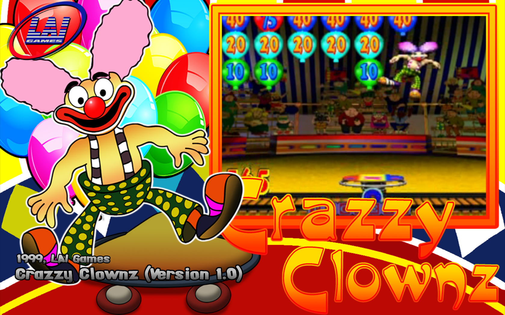 More information about "Crazzy Clownz (Version 1.0) ( cclownz ) ( MAME ) 16:9"
