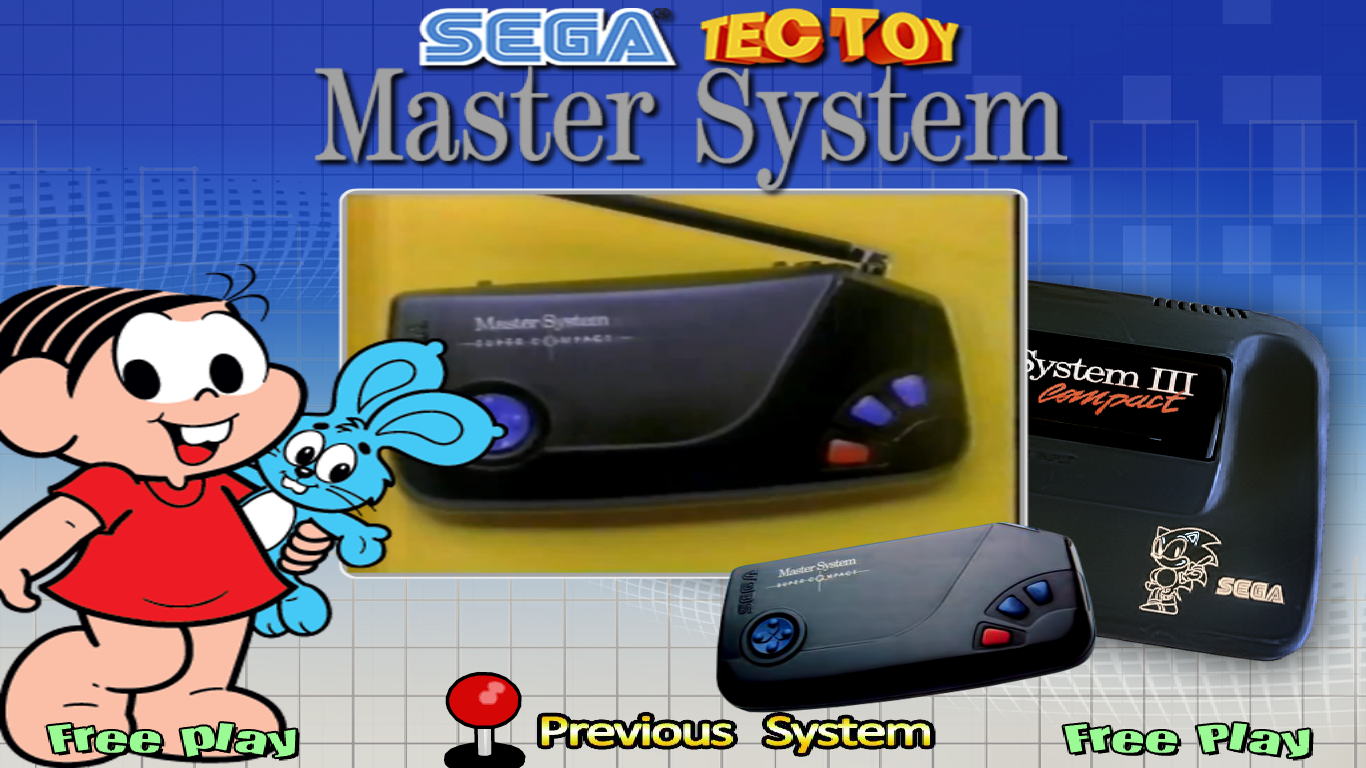 ジャンク品/海外/南米SEGAマスターシステムTurma Da Monica Tec