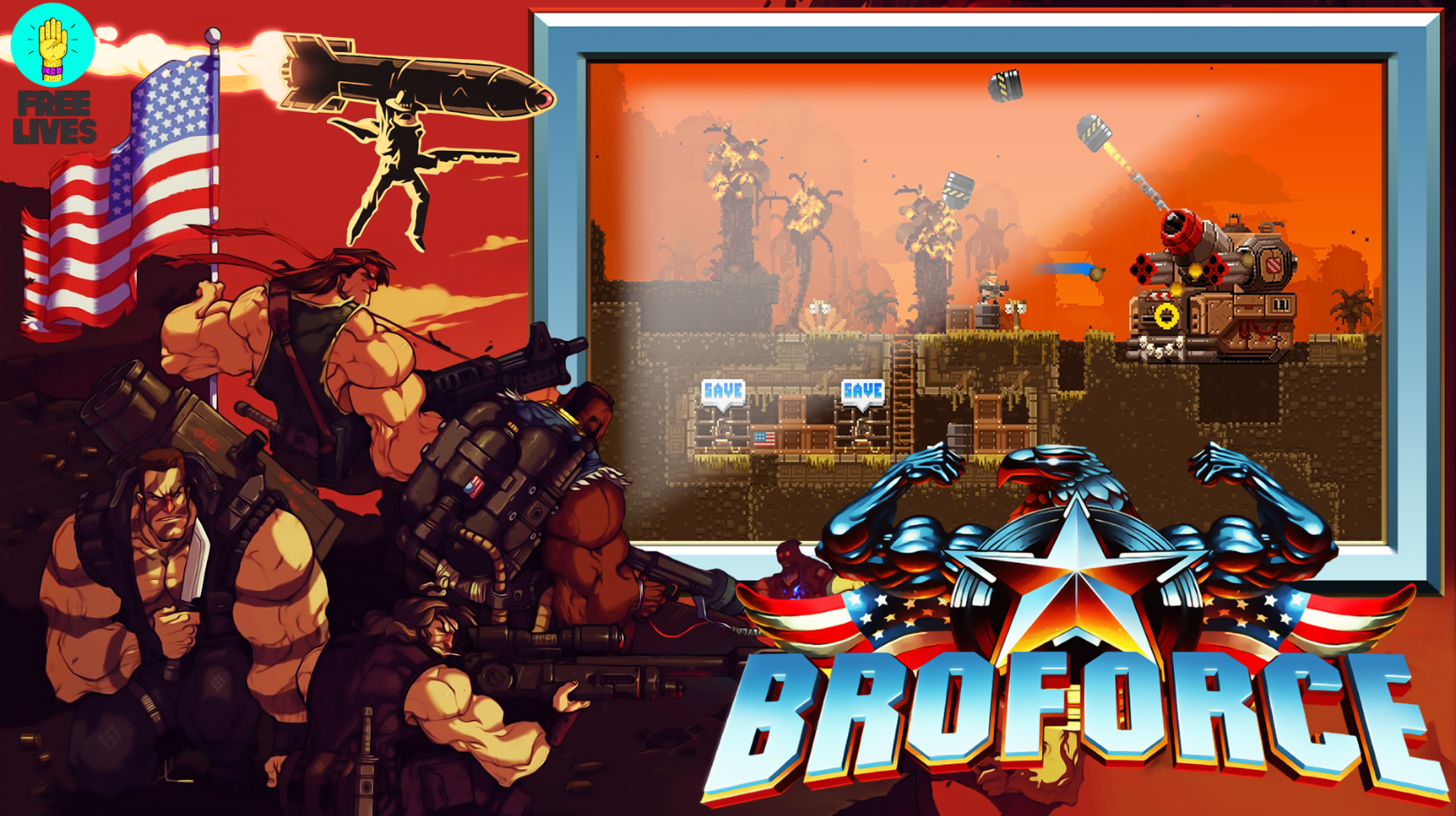 More information about "BroForce ( PC Games ) 16:9"