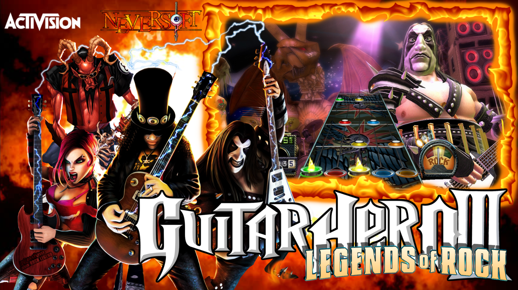 More information about "Guitar Hero lll Legend of Rock ( PC Games ) 16:9"