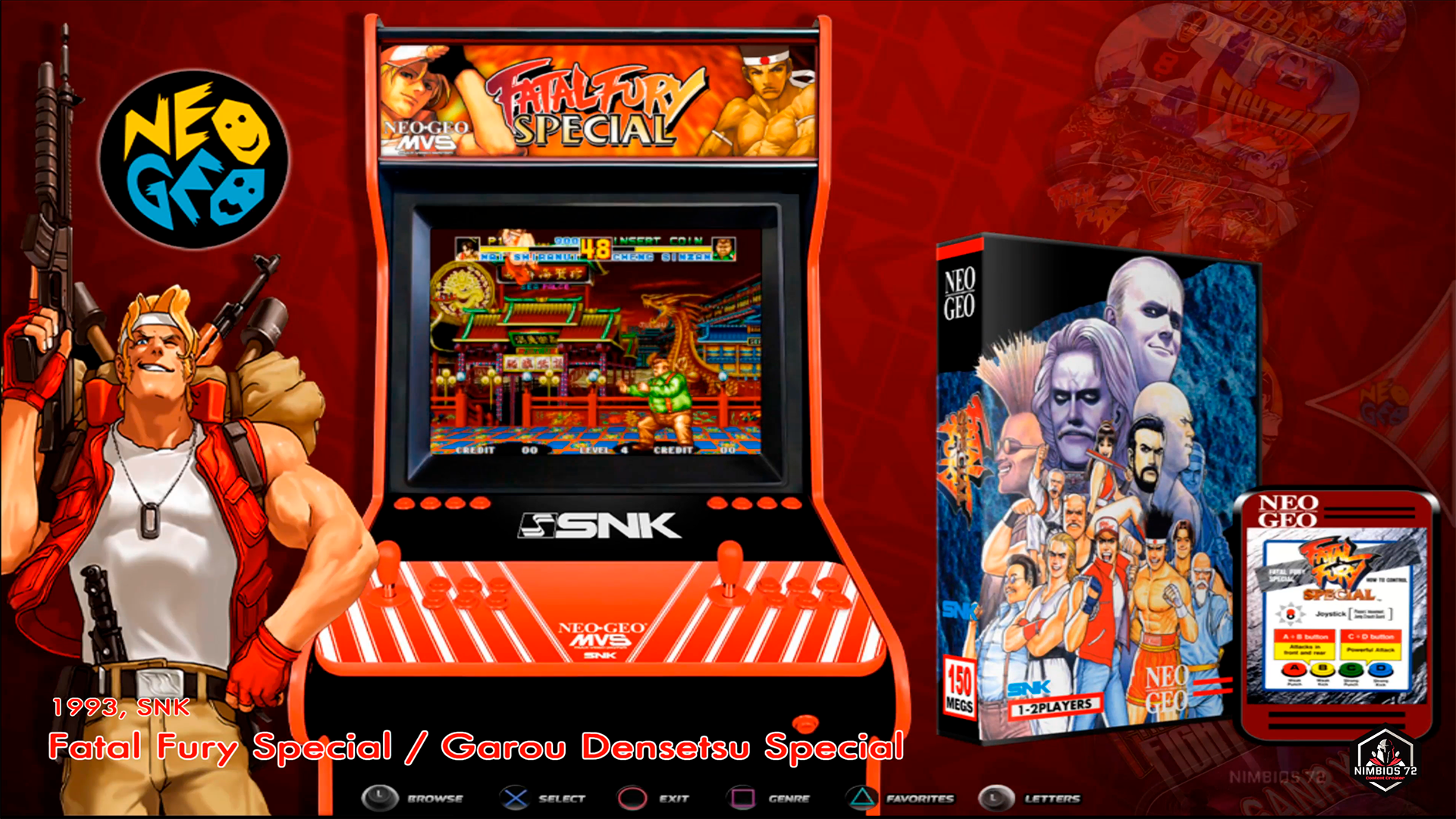 SNK Neo Geo MVS (Default)(16:9) - System Default Themes
