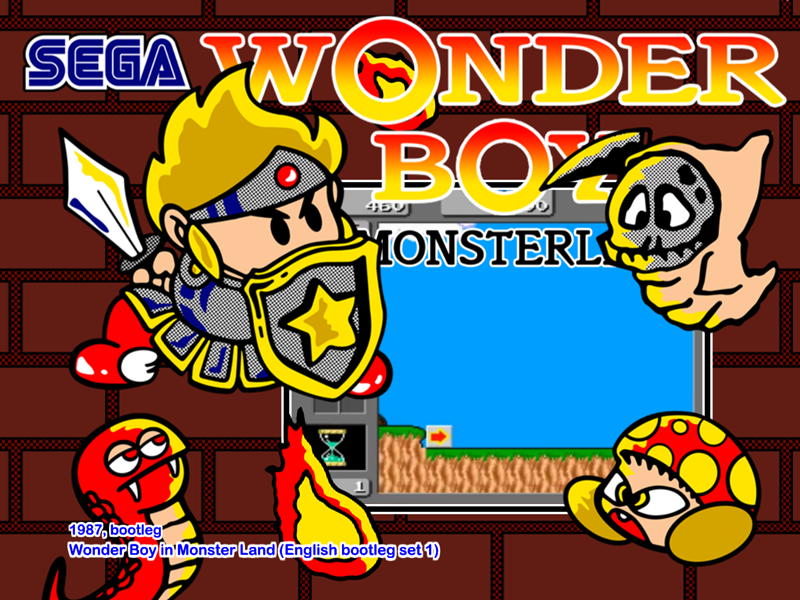 More information about "Wonder Boy in Monster Land (English bootleg) - wbmlb (MAME) (4:3)"