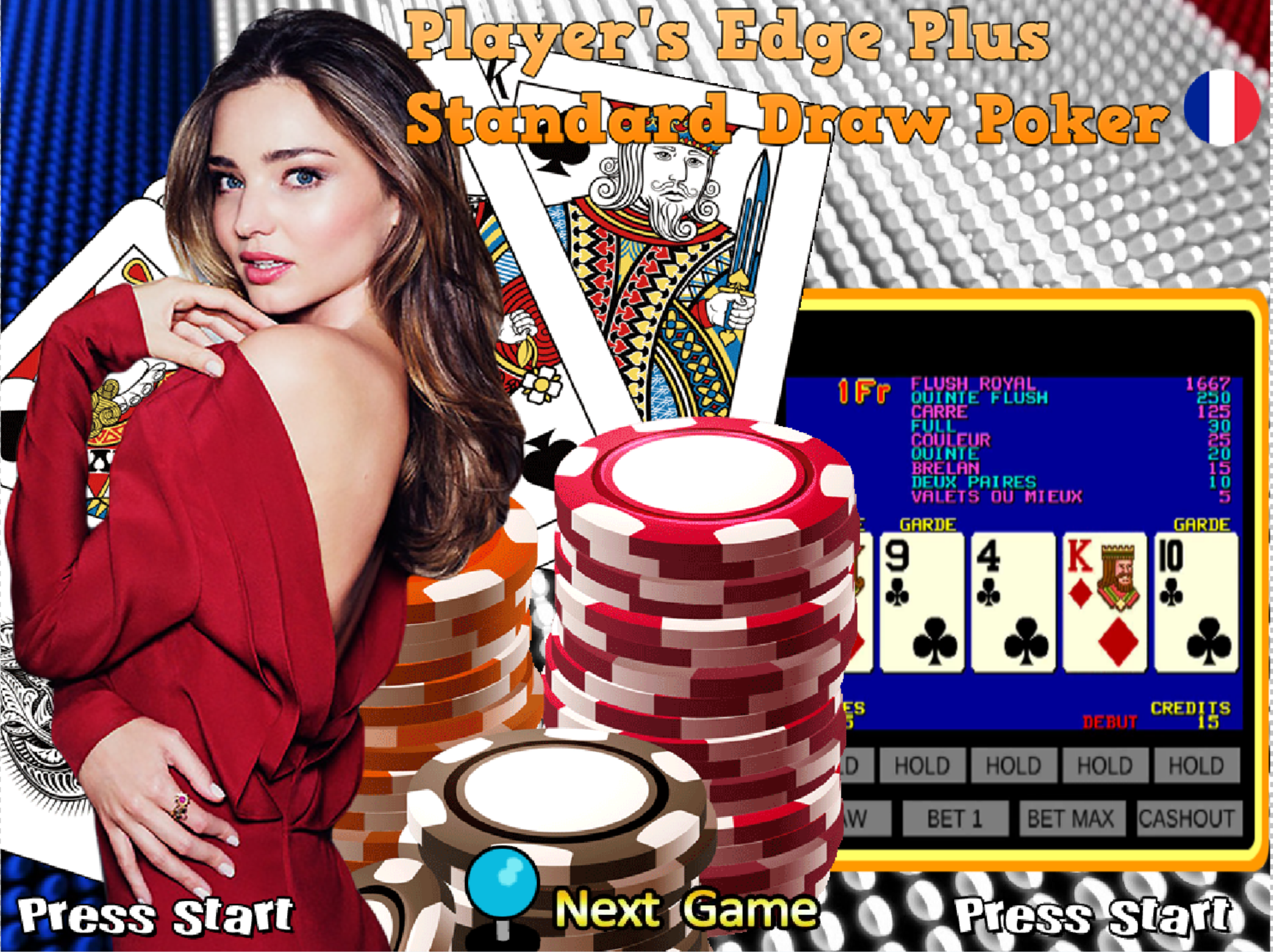 More information about "MAME PLAYER'S EDGE PLUS (IP0058) STANDARD DRAW POKER FRENCH"