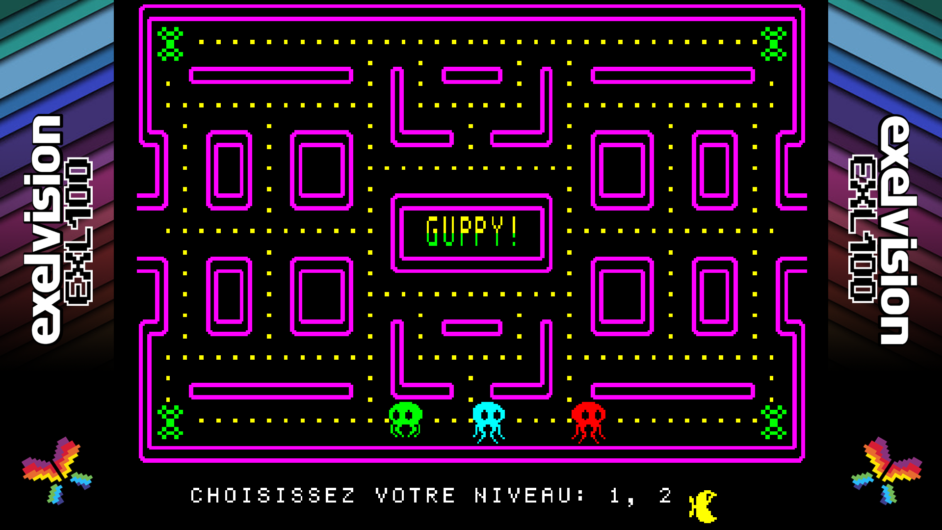 Invasion de Fautes for Exelvision EXL 100 - The Video Games Museum