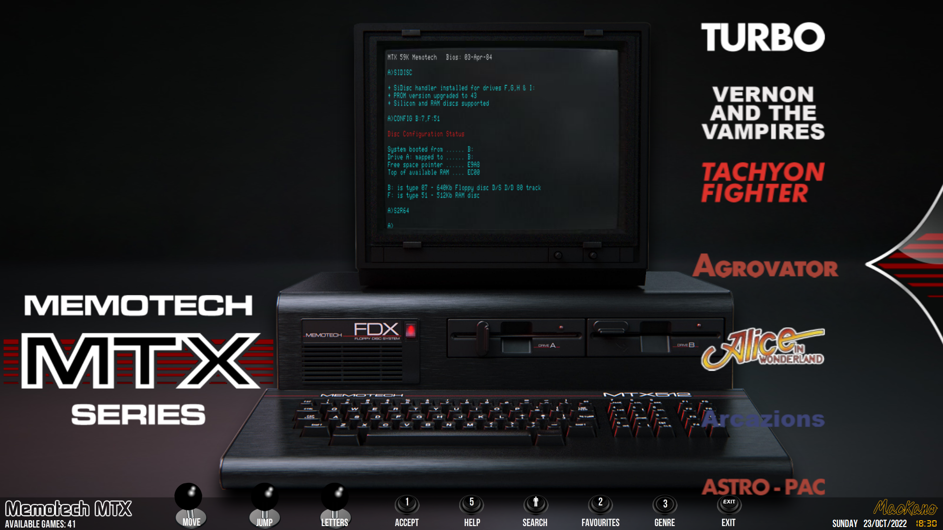 More information about "Memotech MTX (Videos+Database)"