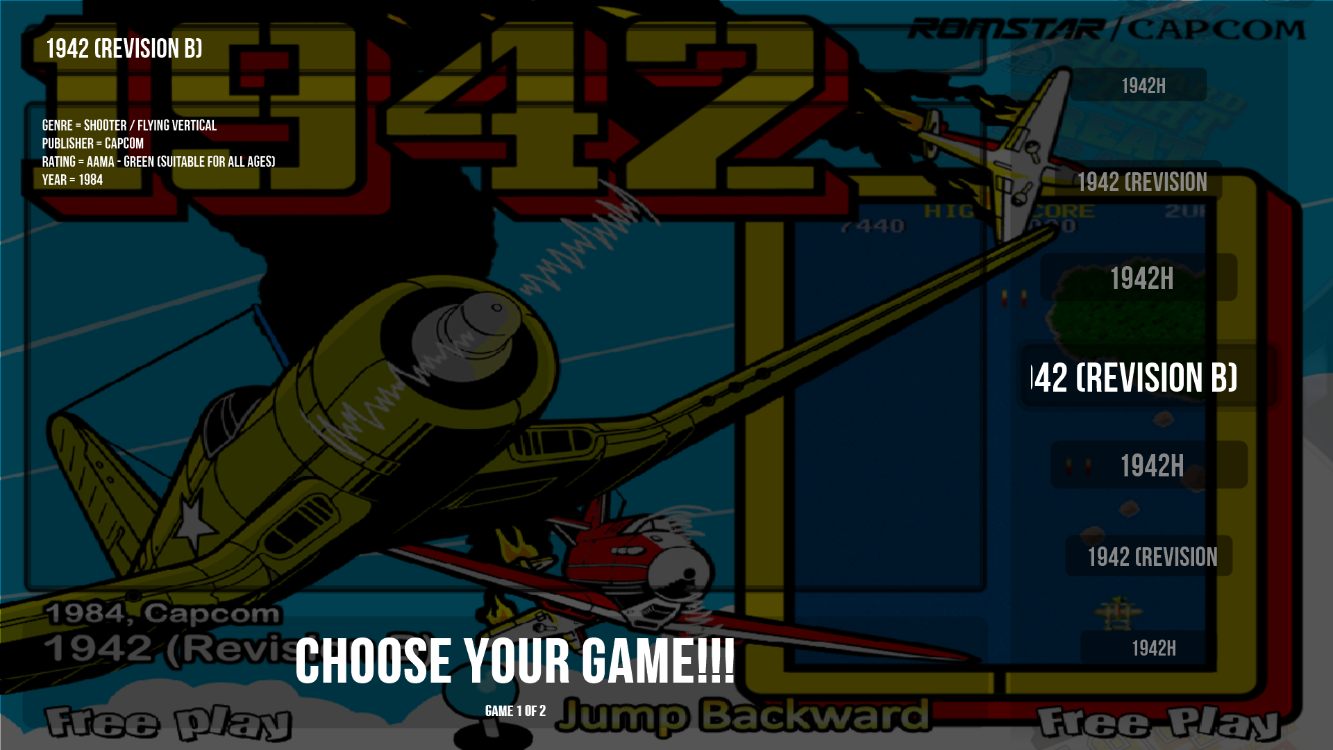 MAME 0.249 (Working) Complete Video/Wheel/Rom Mapping (clones