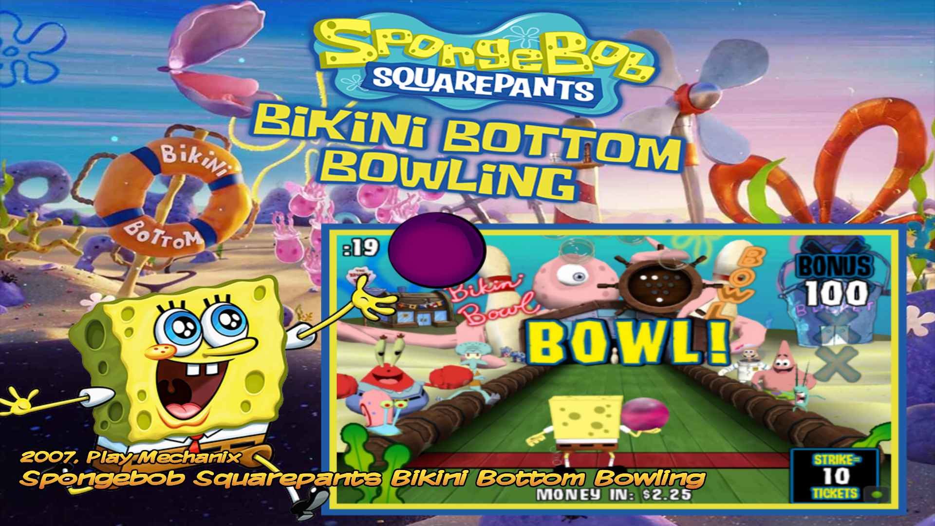 More information about "SpongeBob SquarePants Bikini Bottom Bowling (Arcade Boards) (16:9)"