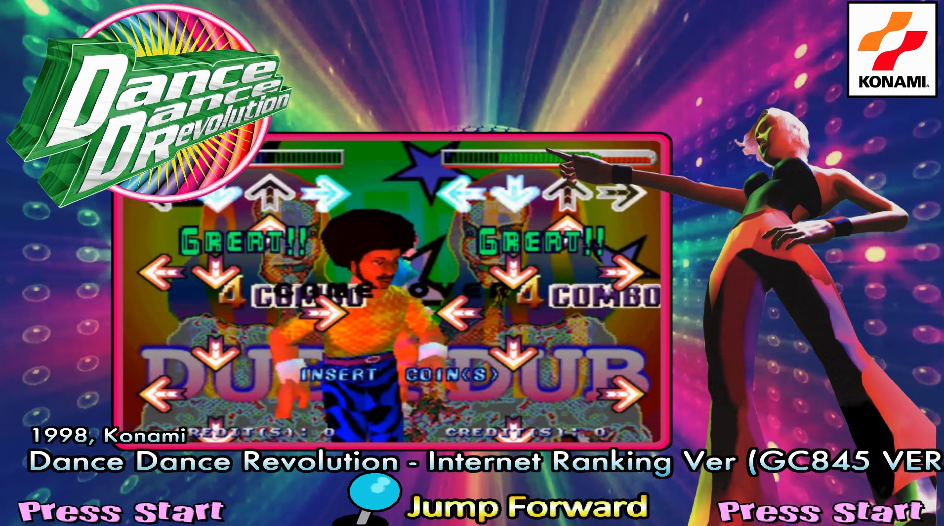 Dance Dance Revolution (GC845 VER. JAB) , 1998 , Konami - ddrjb