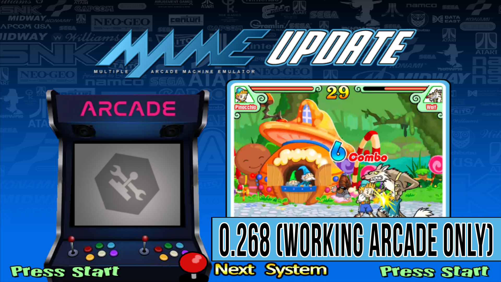 #mame❄ MAME 0.268 Update (Database\Wheels\Videos\Themes) - Media