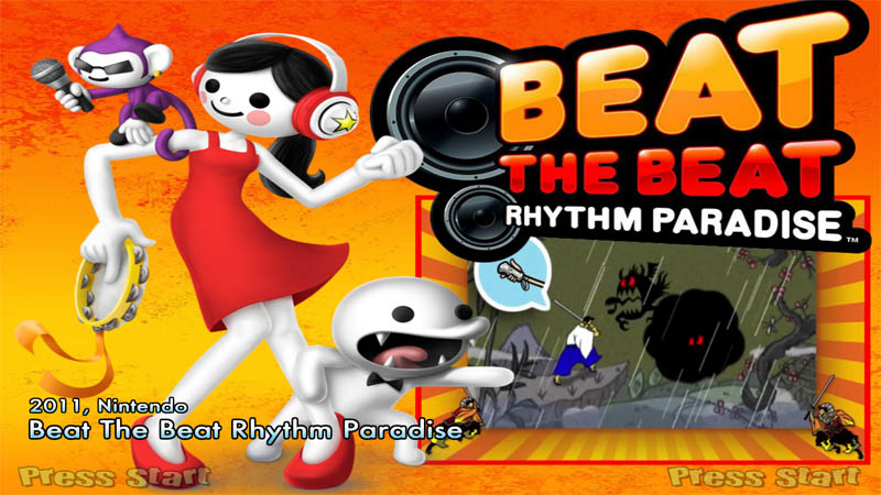 Jeu Wii Beat The Beat: Rhythm Paradise - Complet, Très Bon état, PAL