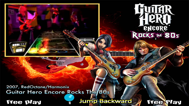 Guitar Hero Encore Rocks The 80s (Sony Playstation 2) - Game