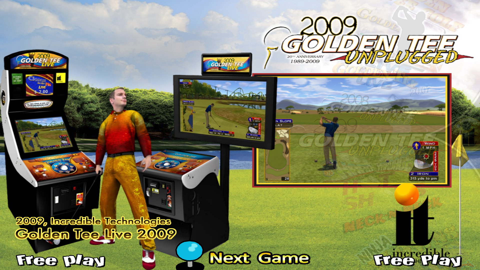 Golden Tee Live 2009 by Incredible Technologies - Game Themes - HyperSpin  Forum, image size:1919x1079