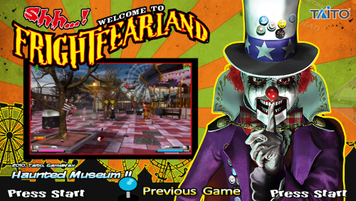 More information about "Haunted Museum II(2) - Shh…! Welcome to Frightfearland - TeknoParrot - Theme + Wheel + Video *FULLHD"