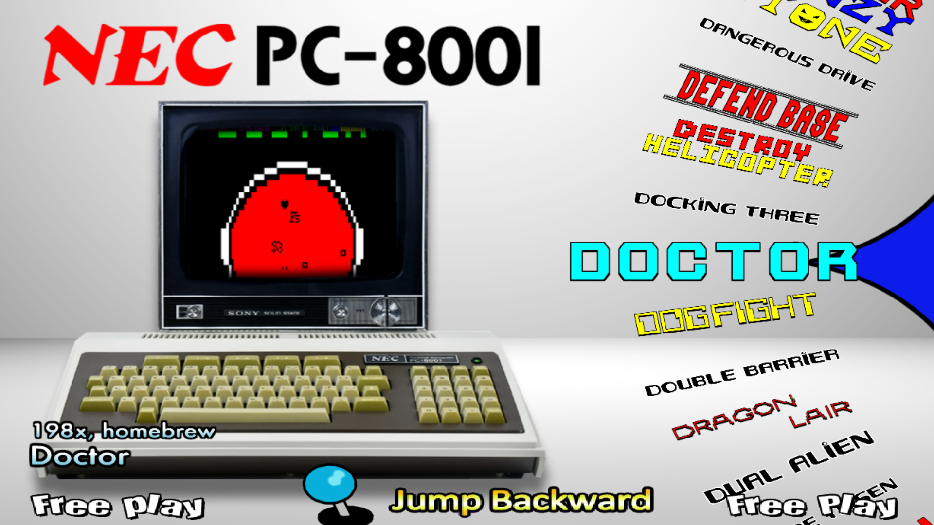 NEC PC-8001 [RetroArch QUASI88] Complete Setup (Wheels, Videos