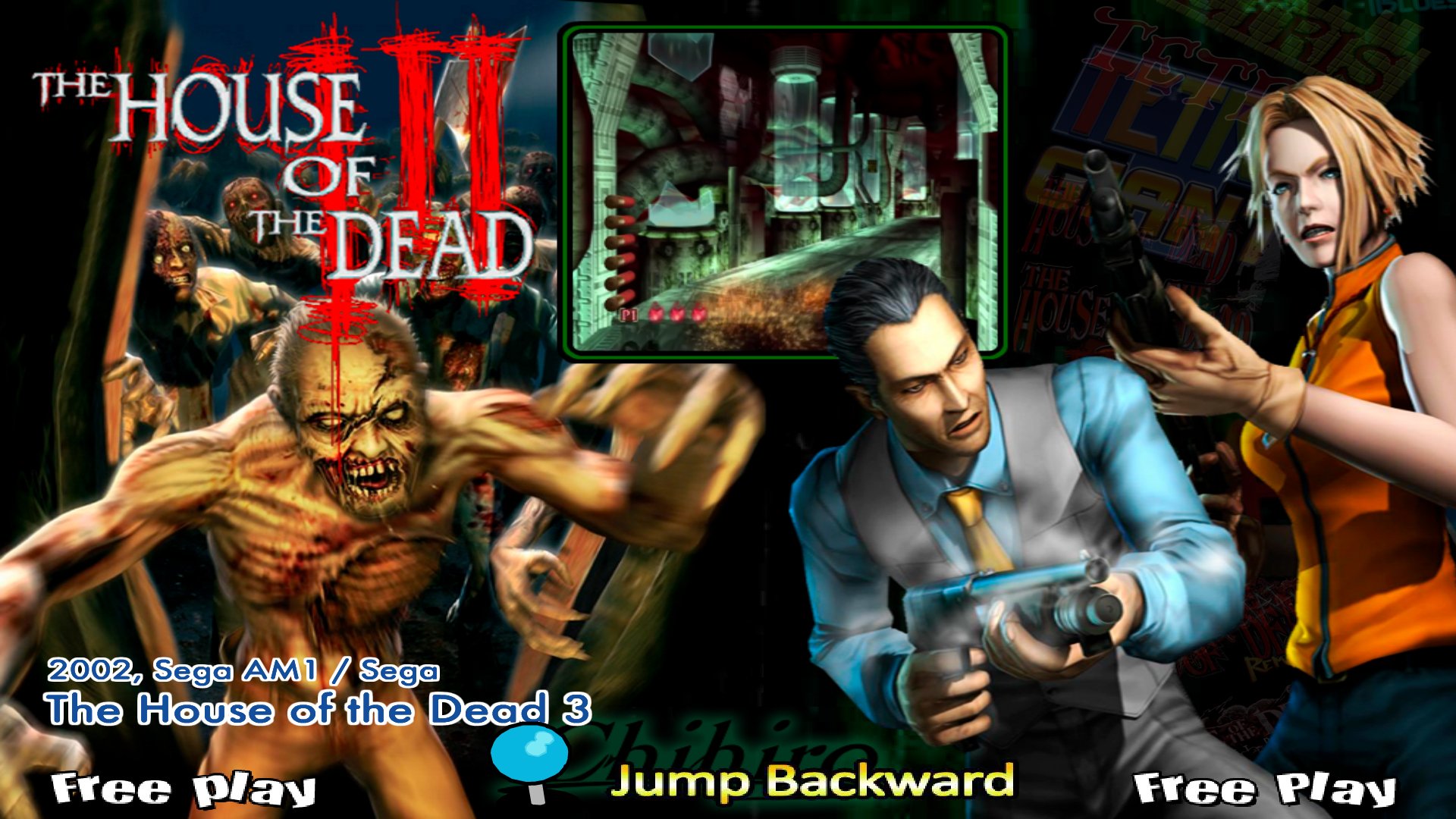 The House of the Dead III by SEGA (Chihiro hardware) + Bezel