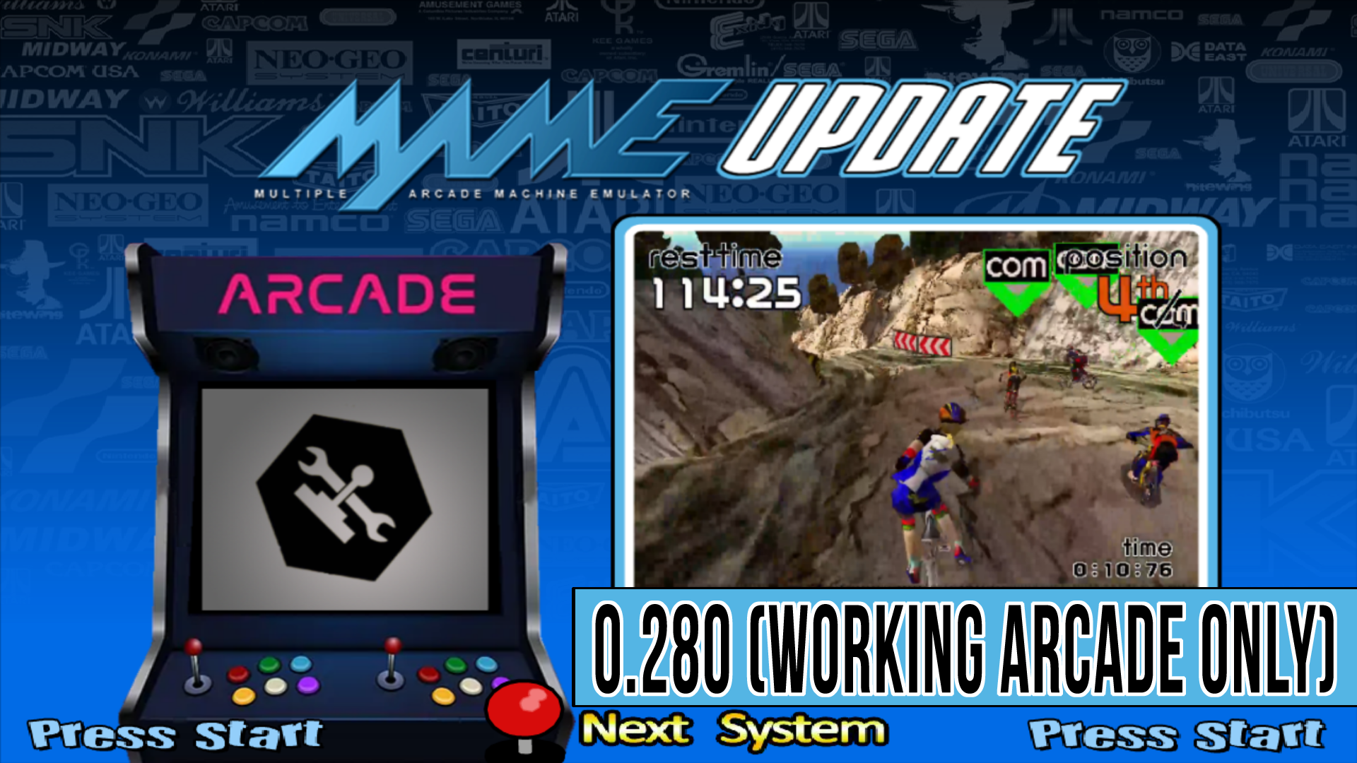 MAME 0.280 Update (Database\Wheels\Videos) 1.0.0 - Media