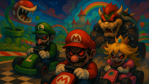 More information about "Evil Mario Backgrounds (1920x1080)"