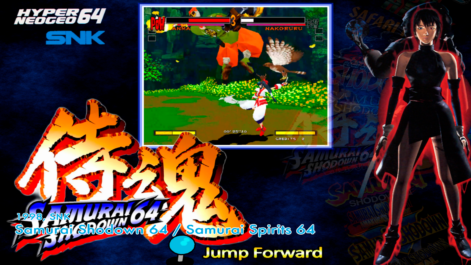 Samurai Shodown 64 (sams64) by SNK (Hyper Neo Geo 64 hardware