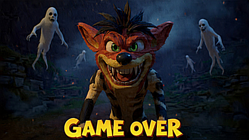 More information about "Crash Bandicoot - Game Over (Rocketlauncher)"