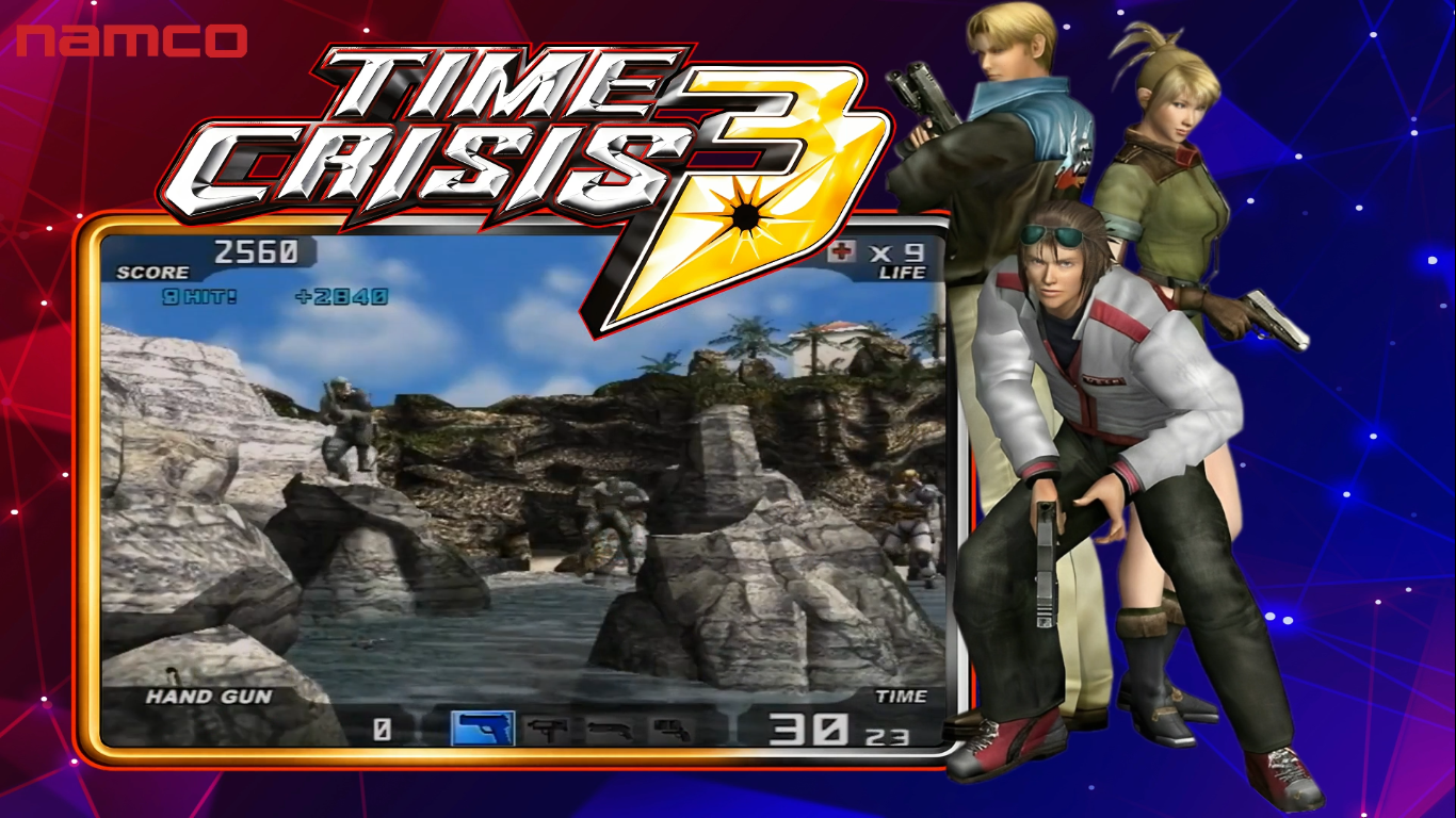 Video Theme Time Crisis 3 (timecrs3) 16:9 (Namco System 246/256
