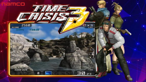 More information about "Video Theme Time Crisis 3 (timecrs3) 16:9 (Namco System 246/256) ,2003 + Wheel"