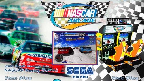 More information about "NASCAR Arcade by Hitmaker (SEGA HIKARU hardware) + Bezel"