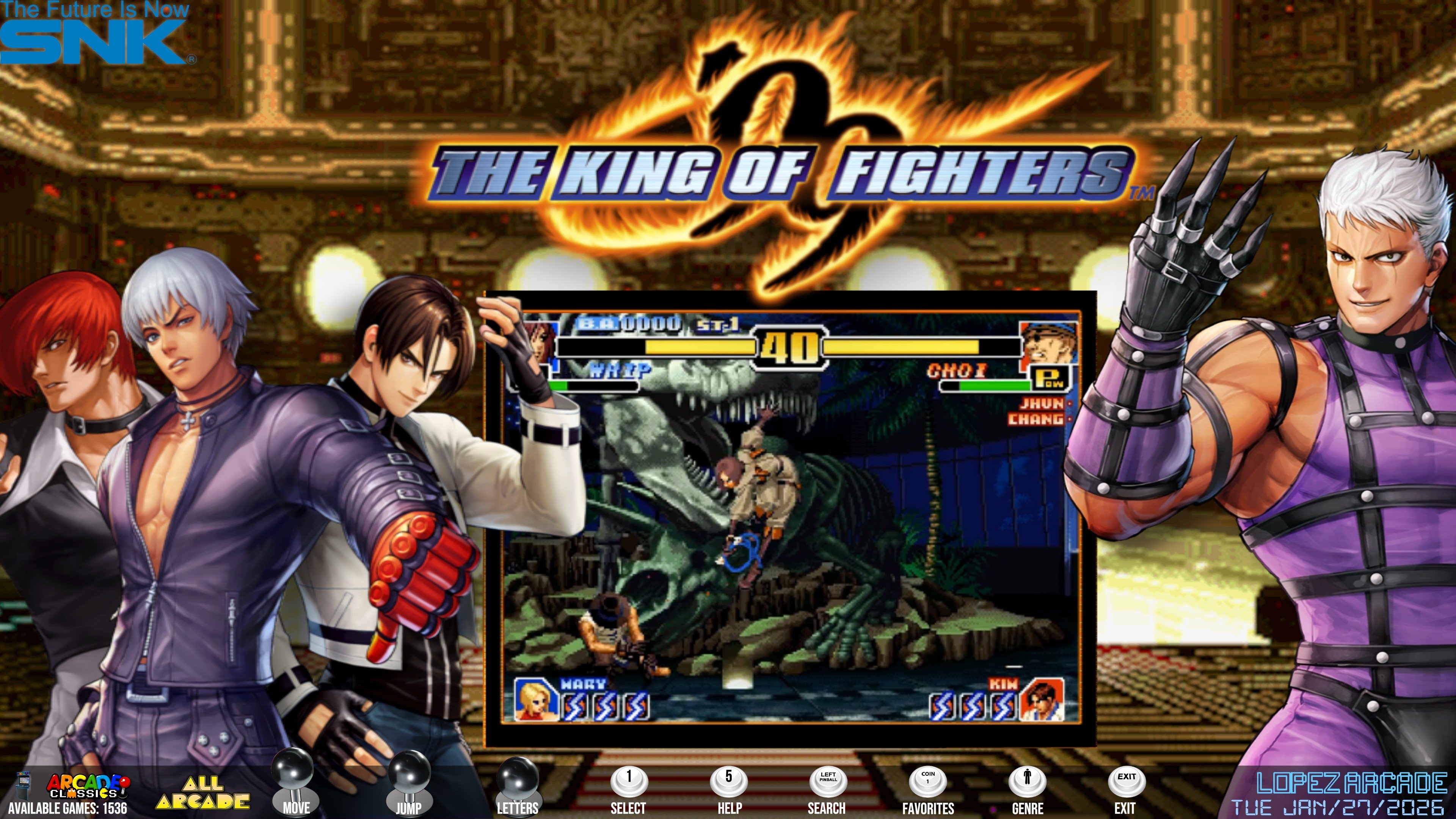 King of Fighters 99 (kof99.zip) MAME - Game Themes (16:9