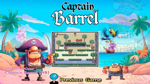 More information about "Captain Barrel by OzzyOuzo (NeoGeo MVS Homebrew) + Bezel"