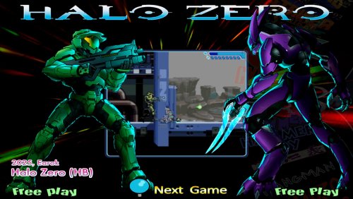 More information about "Halo Zero by Dobermann Software (NeoGeo MVS Homebrew) + Bezel"