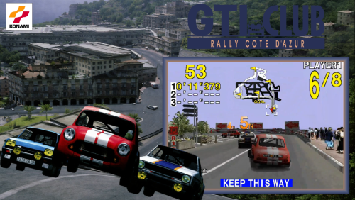More information about "GTI Club: Rally Côte d'Azur (gticlub) Mame 0.287 Konami (1996)"