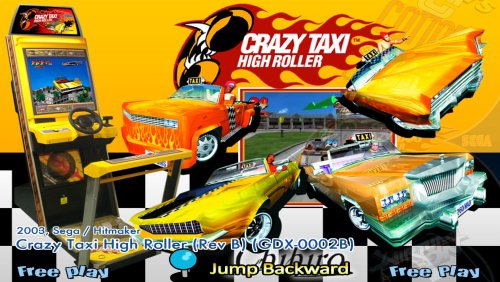 More information about "Crazy Taxi: High Roller by SEGA / Hitmaker (Chihiro hardware) + bezel"