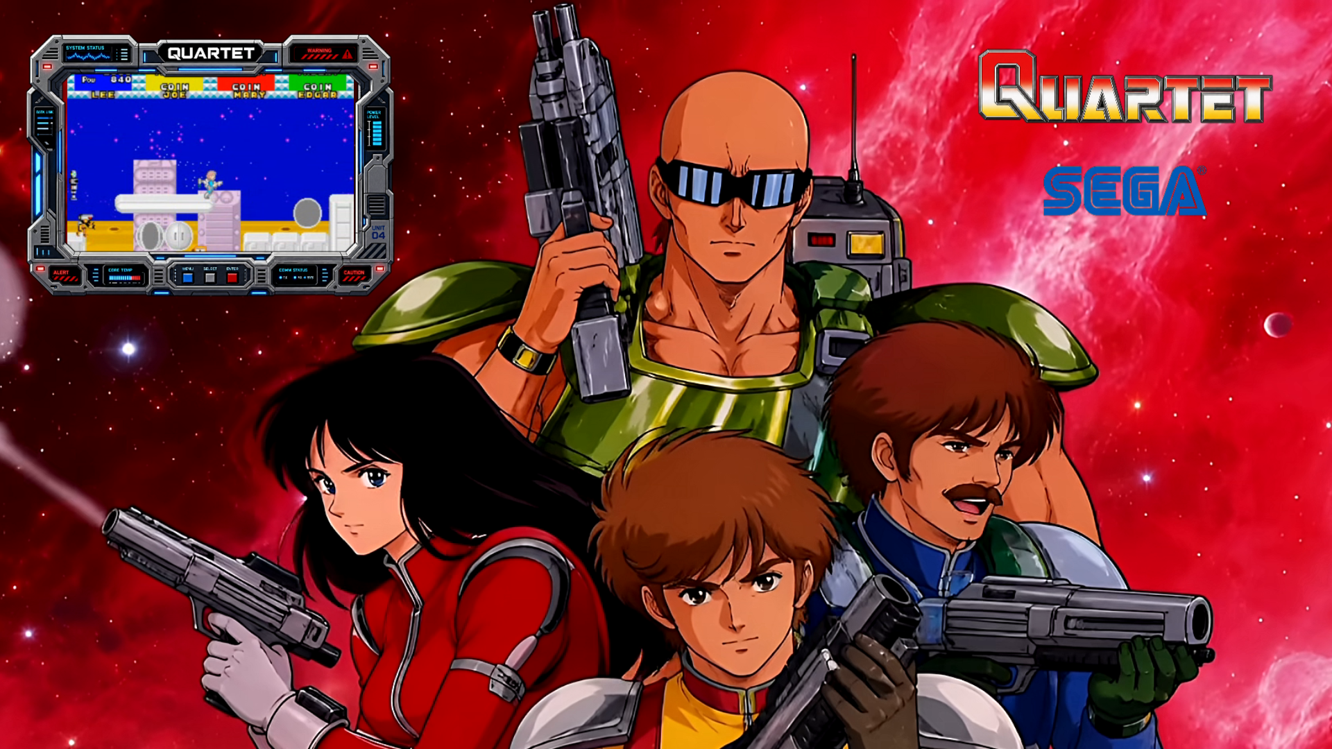 MAME Quartet (8751 315-5194) (Sega 1986) - Game Themes (16:9