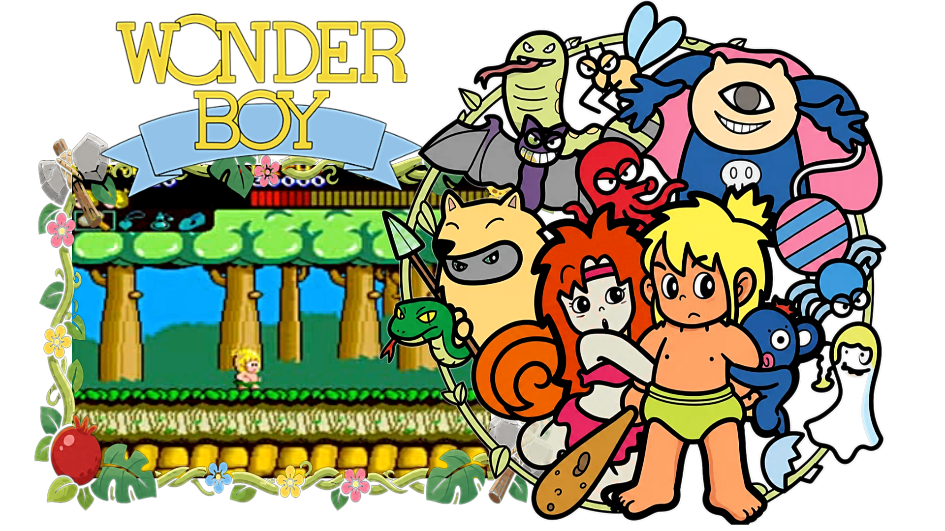 MAME Wonder Boy (set 2, 315-5178) (Escape (Sega license) 1986