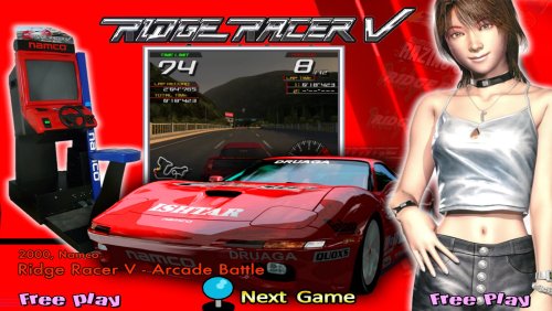 More information about "Ridge Racer V by Namco (Namco 246) + bezel"