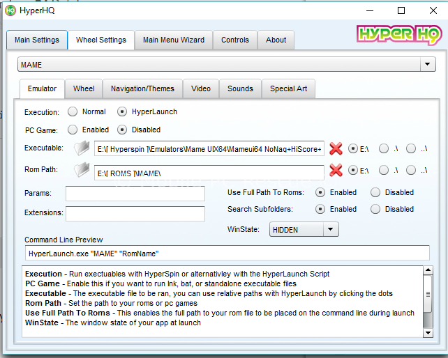 Script launcher. Wheel setting программа.