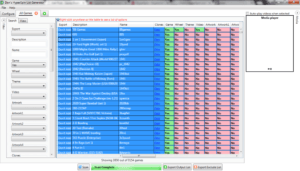dons hyperspin list generator games only select all