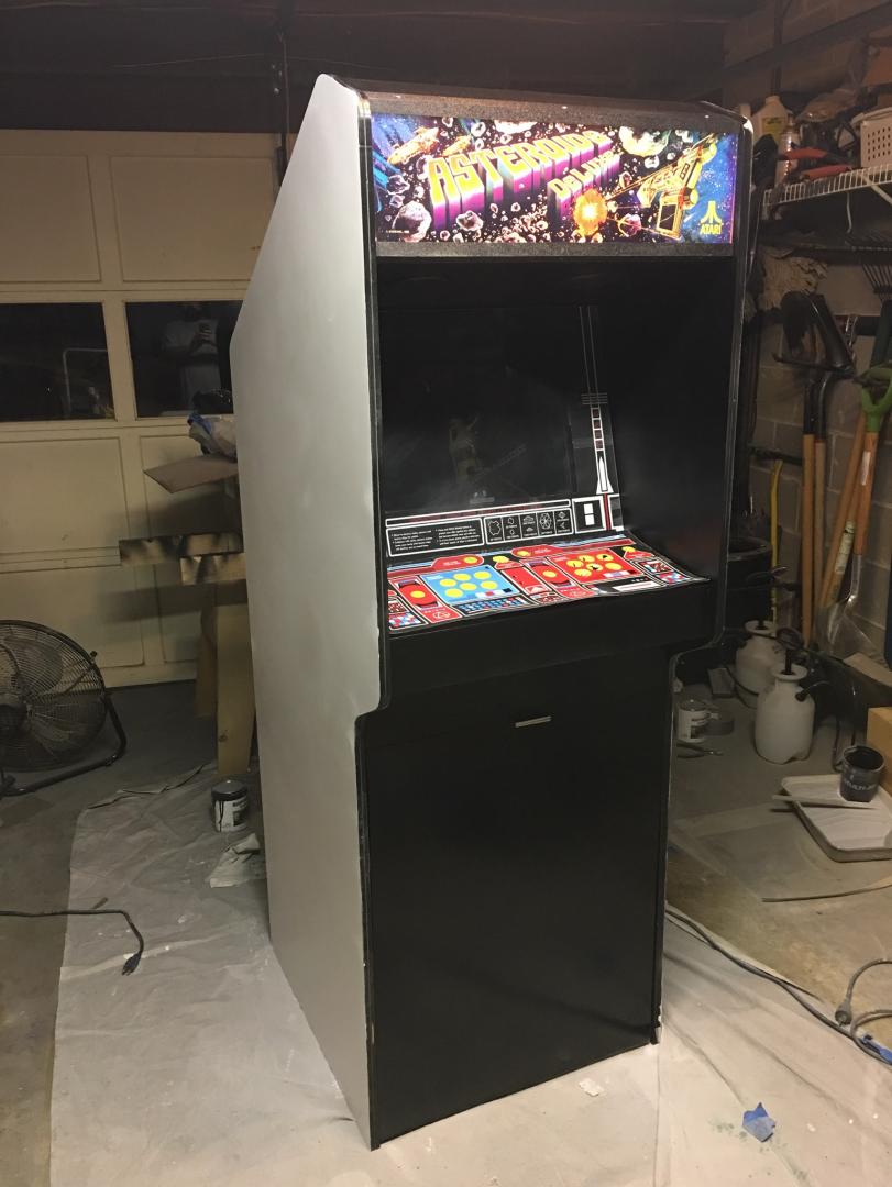 Asteroids Deluxe Hyperspin Cabinet