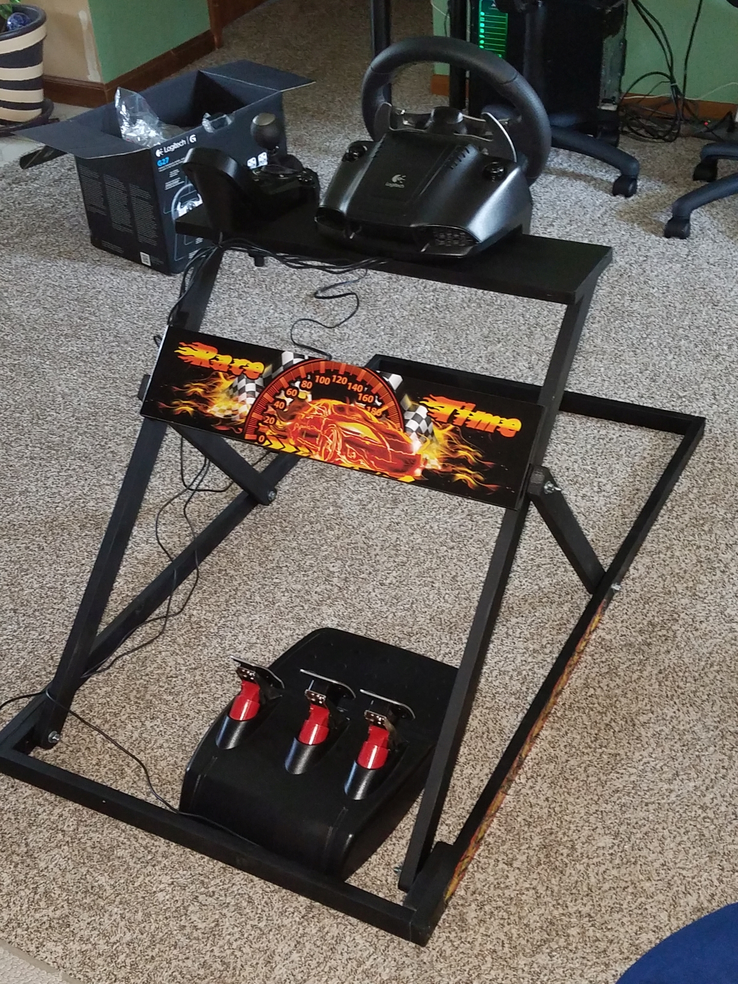 Collapsible Gaming Wheel Stand - Cabinets And Projects - Hyperspin Forum